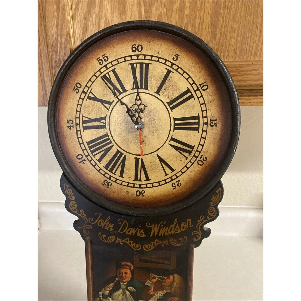 Vintage John Davis Windsor Tavern Style Bar Clock